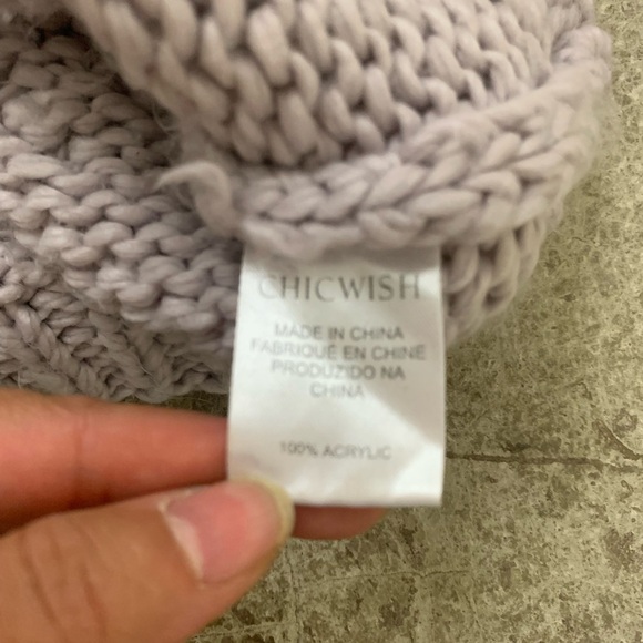 Bloggers favourite chic wish lavender bubble heart 3d sweater - Picture 6 of 8